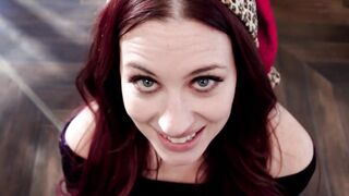 Christmas Gift - Step-Mother's Hot Blowjob & Riding Her Stepson For A Big Creampie