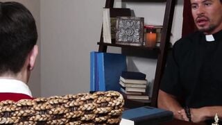 Father's Secret - Old Man Fucks women In Confessional Booth