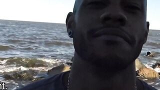 3way Thugged-Out Outdoor Orgy with Black Guys