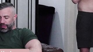 Teenage Cutie Gets A Lesson In Pleasure From Her Older Stepsister's Dad