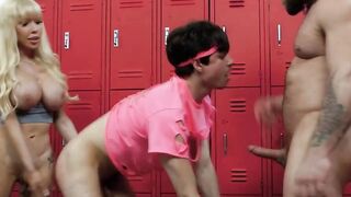 Fitness Freak's Anal Adventure with Transgender Student