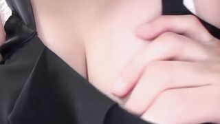 Japanese Bimbo's Hard Core Pleasure - Fingered And Rammed By A Huge Dick