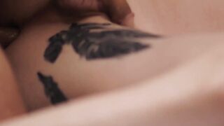 TS Cuties Ass Drilling - Blow Job & Anal Play with Huge Dildo Riding