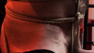 Muscle Stud Dominated By Transgender Goddess in BDSM Fantasy