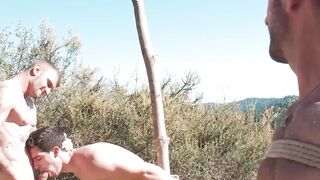 Bound And Fucked Hard - Bondage Threesome With Tyler-Alexander & MorganBlack