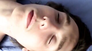 Young Amateur Solo Stroke Session with Big Dick & Jizzy Finish