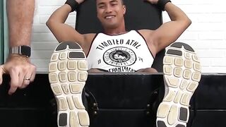 Tickle Me Up! - Jocks Gets His Sensitive Spots Explored By Mistresses