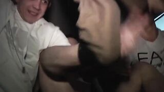Throated3some - Three hot twinks deepthroat each other in raw anal action