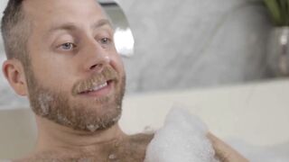 Busty Transgender Babe Gets Wet And Wild With Huge-Dicked Stud In Bathtub