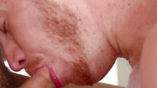 Red-Haired Hottie Gets Rimmed And Fucked By His Lover In The Shower