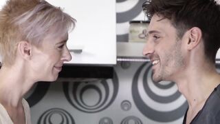 Mature MILF Seduced By Young Stud - Hard Core Sex & Doggy Style
