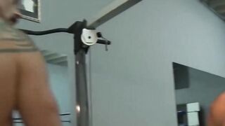 memory Fueled Gym Bro Gets His Ass Spanked And Humiliated By Hunk Stud