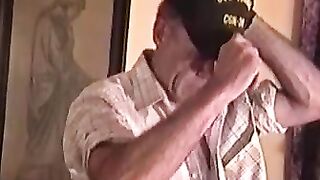 Hairy Guy Jerking Off - Solo Masturbation Session
