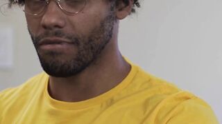 Super Horny Threesome - Big Dick Sharing Fellatio with Older Man