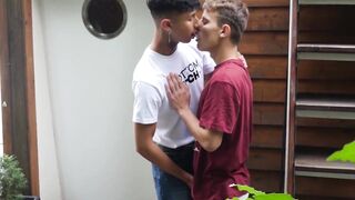 Tatted Twinks Bare Back Action - Archangel & Oliver Santos