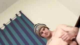 Straight HUNK Stroking His Dick In Public Toys And Vibrator