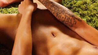 Asian Hunk Jerks Off And Blows A Massive Load