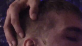 Petite Blonde Babe Gets Drilled From Behind With A Big Dick And Swallow His Load