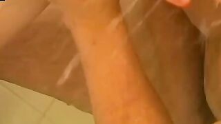 Shower Shag - Big Dick Blow Job Session with Hot Couple
