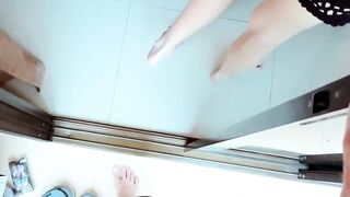 Petite Blonde Teen's Mouth Rides A Monster Dick In POV - Huge Facial