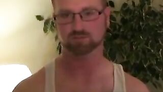 Hair Bear's Massive Load Shooting Orgasm