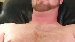 Hair Bear's Massive Load Shooting Orgasm