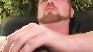 Hair Bear's Massive Load Shooting Orgasm