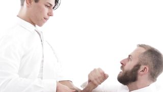 MORMON DADDY DEEPTHROATS YOUNGER GUY AND SWALLOWS HIS LOAD