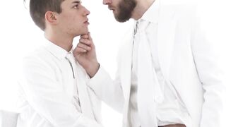 MORMON DADDY DEEPTHROATS YOUNGER GUY AND SWALLOWS HIS LOAD