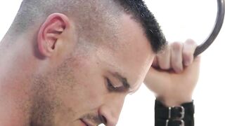 Muscular Hunks Derek Kager & Jesse Stone Engaging in Intense Anal Sex