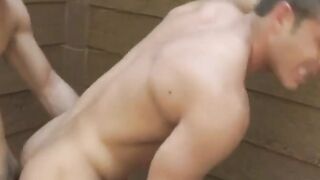 Outdoors Anal Adventure With Hunks Dominc F And Gabrial Lehnft For Pride Month