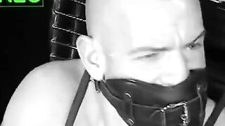BiggPete's BDSM Adventure - Bondage Blowjob With Chains And Gagged