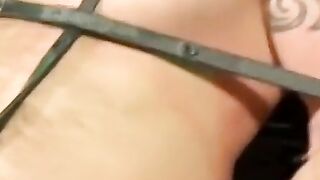BiggPete's BDSM Adventure - Bondage Blowjob With Chains And Gagged