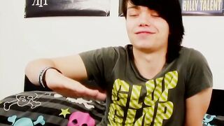 Twinks' Solo Jack-Off Session - Big Dick Teen Jerks Off For The Camera