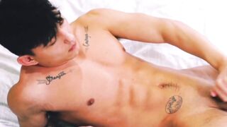 Asian Hunk's Solo Masturbation Adventure