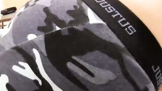 DUSTIN AND JIMMY'S UNDERWEAR SEX - POV Blowjob & Anal Finger Fuck