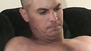 Hairy Soldier Jerks Off - Solo Masturbation Session