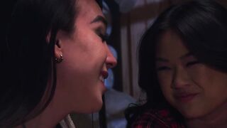 Cozy Couple Time - SheMale GF Shares Her Hard Dick With Boyfriend