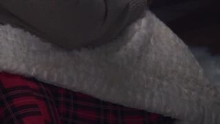Cozy Couple Time - SheMale GF Shares Her Hard Dick With Boyfriend