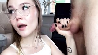 Nerd Girl's Secret Fantasy - Roleplay Blowjob & Hardcore Fucking