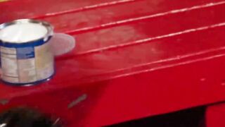 Race Fist Slave Girl Submissive Anal Training with Master's Big Dick