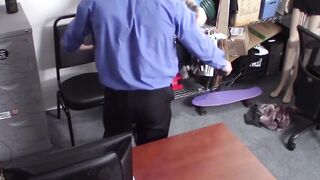 Tatted Teen Riding Officer's Dick Cowboy Style In Hardcore Cop Sex