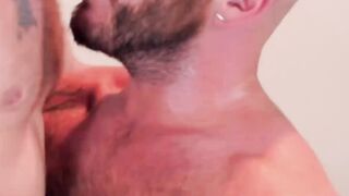 Bald Beast Fucks Raw Ass of Hunk Chrisian Matthweis in Rough Anal Sex
