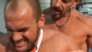 Dominant Muscle God Dominates Submissive Stud in BDSM Bondage Session