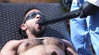 Outdoor Flogging & Paddle Spanking - Beefcake Hunks Rodrigio Amore And Roman Todd
