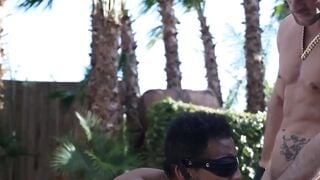 Outdoor Flogging & Paddle Spanking - Beefcake Hunks Rodrigio Amore And Roman Todd