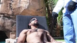 Outdoor Flogging & Paddle Spanking - Beefcake Hunks Rodrigio Amore And Roman Todd
