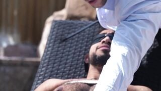 Outdoor Flogging & Paddle Spanking - Beefcake Hunks Rodrigio Amore And Roman Todd
