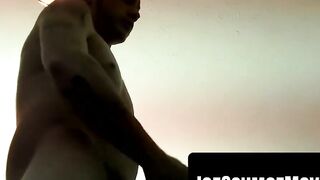 Point-Of View Blow Job Session With Huge Facial For Big Dick Guy