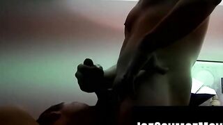 Point-Of View Blow Job Session With Huge Facial For Big Dick Guy